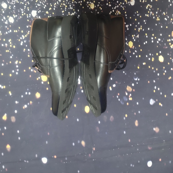 Florsheim F-Lites Chukka Men's Boot Black/brown Smooth 13255-001 - Picture 3 of 6